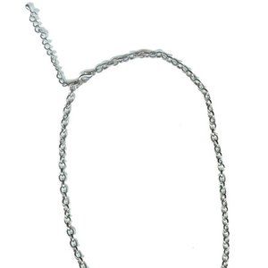 Chain Pendant 19 inch adjustable silver tone NWT